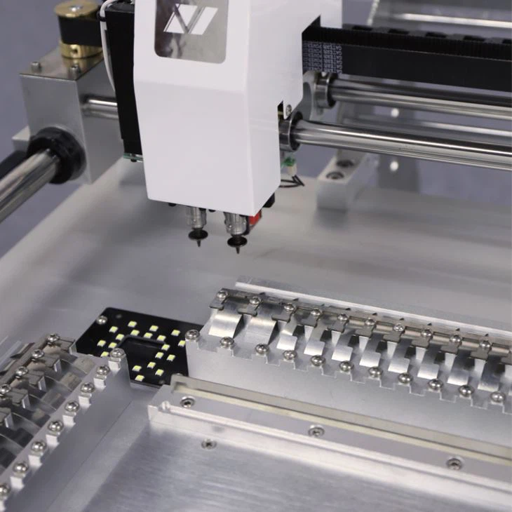 Dual Camera Small Desktop SMT Assembly Machine Low Cost Pcb Prototype